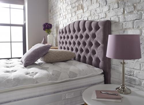 Chesterfield Curved Floor Standing Designer Headboard 6ft Super King Size